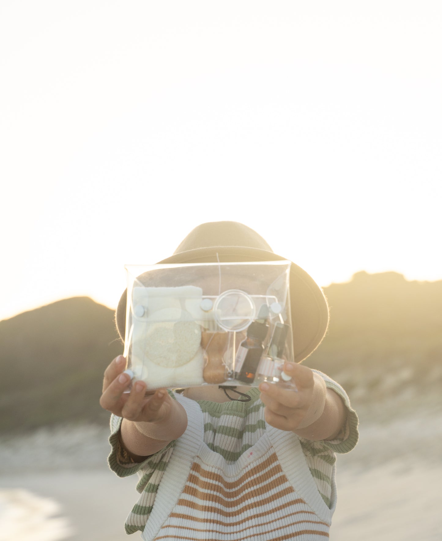 Shell collecting kit + Curious About Shells activity book + SHELL SCOOP
